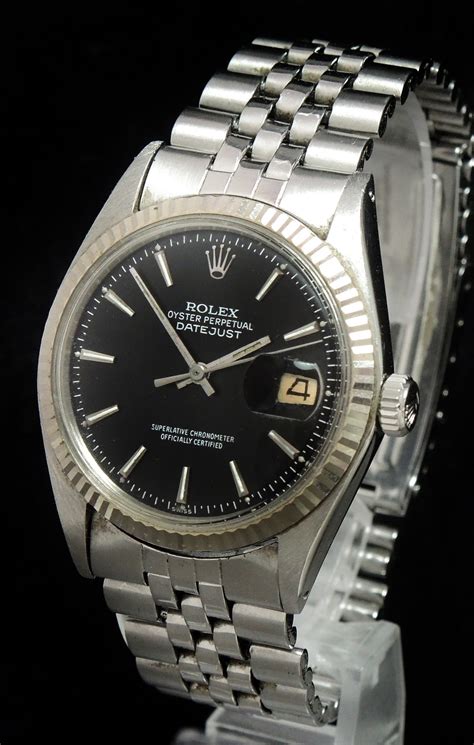 rolex 1601 black dial
